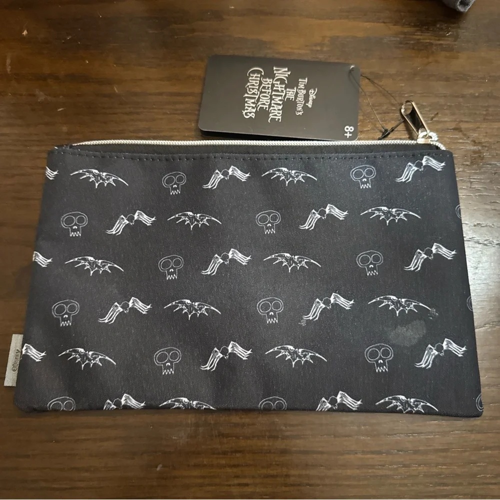 Loungefly Disney Nightmare Before Christmas Pencil Case Horror Halloween NEW